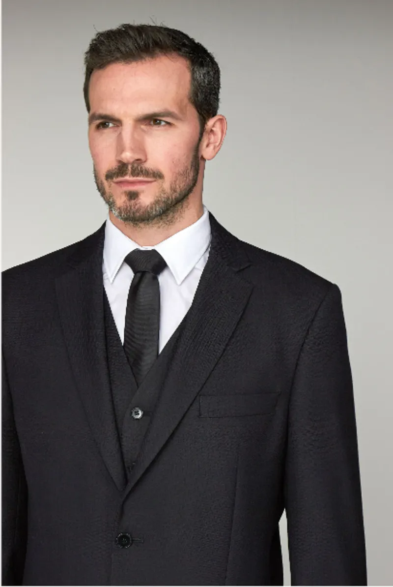 Scott By The Label Masonic Waistcoat Black SS1014V5 